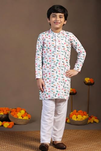 Image of Fashion Dream Boy Teal Kurta Pyjama Set|Boy Kurta Set|Kurta Pyjama Set