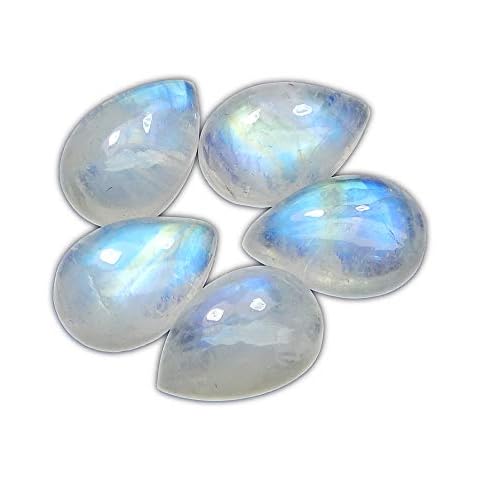 Myhealingworld Rainbow Moonstone Pear Cabochons Cover