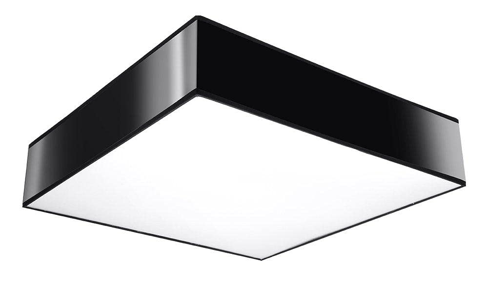 Ceiling Lamp HORUS 55 Black Square Shape Loft Design LED E27 - Black