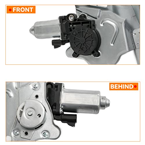 Image of Front Right Power Window Regulator with Motor for 2000-2005 LeSabre | Fits 00-05 Buick LeSabre, passenger side assembly, replaces 741-761