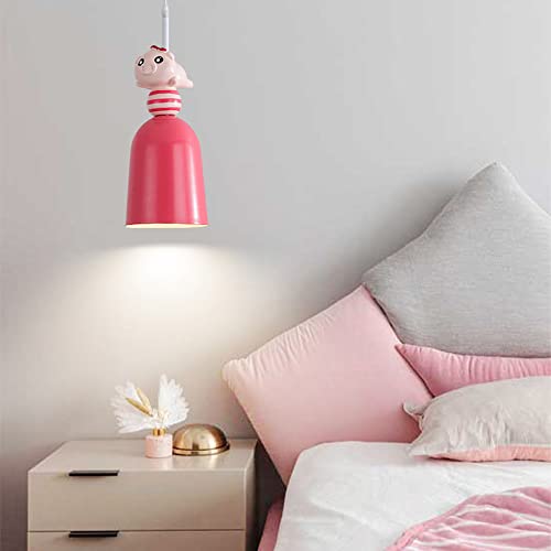 Lampe suspendue salle d'infirmières déco créative en métal coloré