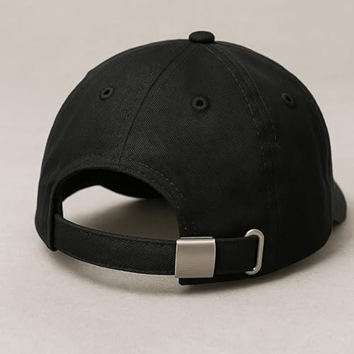 Image of Amazon Brand - Anarva Unisex Cotton Baseball Cap | Adjustable Strap | Breathable Eyelets | Sweatband | Casual Sports Cap for Men & Women