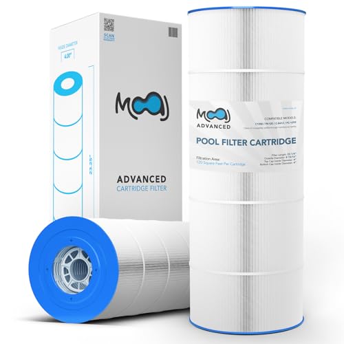 MOAJ Advanced Pool Filter Replaces Hayward C1200, CX1200RE, PA120, PA120-M, Filbur FC-1293, Unicel C-8412, Clearwater II ProClean 125, PCCF-125, 817-0125 | 23 1/4