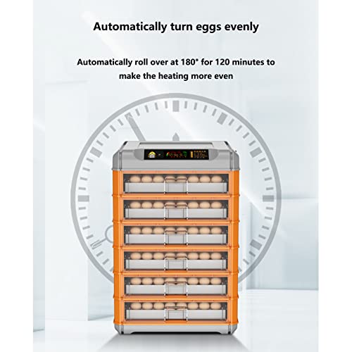 FENGCLOCK 384 Brutmaschine Für Eier, Automatischer Eierwender Geflügelbrutmaschine Intelligente Temperatur- Und… – Bild 7