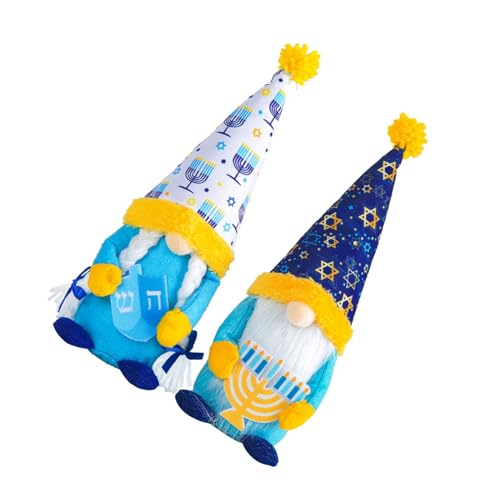 Hanukkah Gnomes Decor Jewish Gifts Hanukkah Gnomes Decorations For Home Jewish Menorah Decor Chanukah Gnome Gifts Desk Decor
