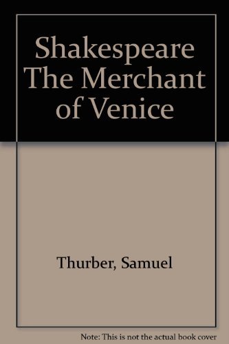 Shakespeare The Merchant Of Venice B000O5Q5TQ Book Cover
