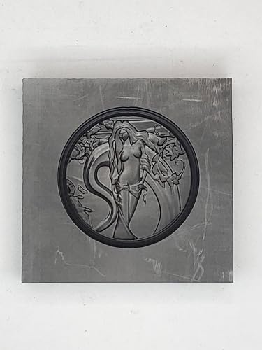 Graphite Mold Lady This Mold is Ideal for Casting a 3D Image. Works Great with Gold, Silver, Copper, Aluminum, Tin, and Other Precious and Non-Precious Metals. As Well as Pressing Glass. Ingot
