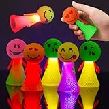 Wishstar 12PC LED Feder Leucht Springendes Spielzeug, LED Leuchtspielzeug, mitgebsel Geburtstag, LED Jumping Leuchtspielzeug Tischdekoration, Weihnachten Gastgeschenke