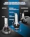 Marsauto D2S D2R HID Bulbs, 85122 66240 66040 66240 HID Xenon Bulbs, 35W D2S 6000K Cold White, Up to 350% Brightness, Pack of 2
