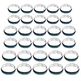 BESPORTBLE Anillos de Humor Que Cambian de Color Vintage Lote de 50 Piezas Tallas Variadas 6-10 para y Adolescentes Color Aleatorio