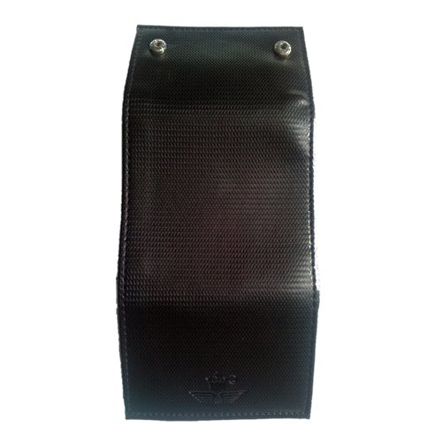 Swiss Connection Synthetic Leather Locking Key Chain (Black Honey