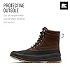 Sorel Mens Ankeny 2 Plus Wp Fashion Boot, Tobacco Black Collection 2024 2025, 9.5 UK #2