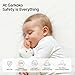 Garkoko Baby Pacifiers 0-6 Months Breast Like Shape Pacifiers BPA-Free One-Piece Silicone Newborn Pacifier for Breastfed Babies, 2pcs