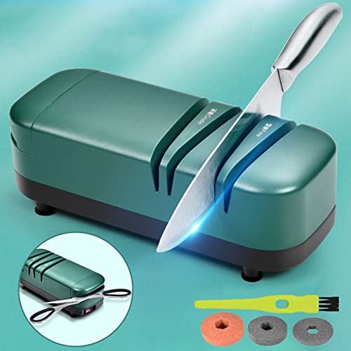 WWFAN Messerschärfer, Elektrischer Messerschärfer Multifunktionaler Haushalt Fast Spitzer Automatische Messerschleifer… – Bild 5