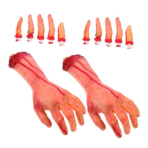 Mains et doigts réalistes pour buffet Halloween et soirées cosplay