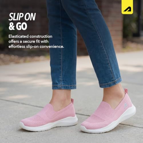 Image of Boldfit Shoes for Woman Soft Sole Women Shoes Memory Foam Walking Shoe for Women Slip on Shoe Woman Anti Skid Foot Wear for Ladies for All Day Walking