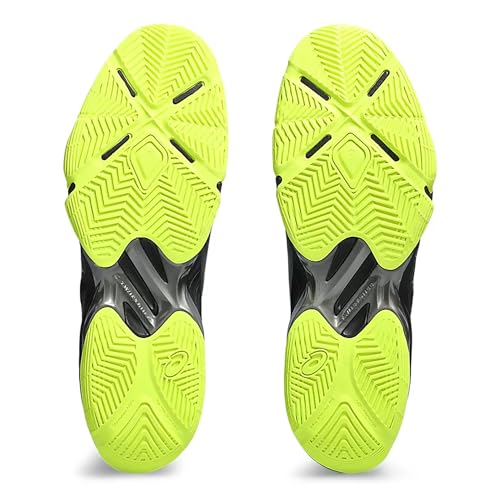Image of ASICS Blade FF Men's Badminton Shoe, Black /Safety Yellow - 10 UK