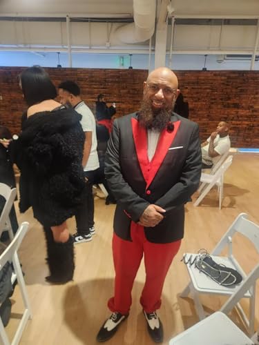 Men's Suit 3 Piece Formal Slim Fit Suit for Men Wedding Groomsmen Suit Blazer Vest Pant Prom Tuxedo3