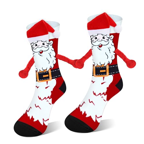 Cantustime Divertidos calcetines de Navidad para hombres, mujeres, adolescentes y niños, regalos secretos de Papá Noel, divertidos calcetines de Navidad divertidos y divertidos calcetines de Navidad