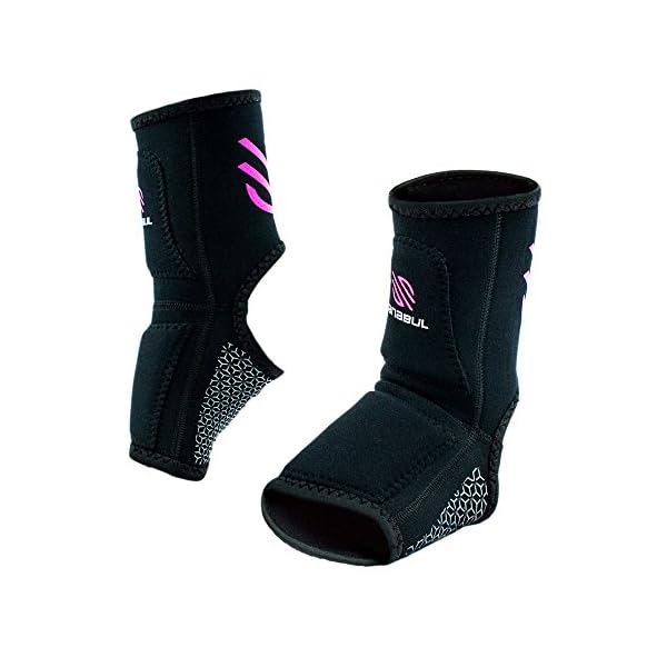 Sanabul-Essential-Striking-Gel-Ankle-Guard-for-MMA-Muay-Thai-Kick-Boxing-Pair Sanabul Essential Striking Gel Ankle Guard for MMA Kickboxing | Ankle Sleeves for Men & Women | MMA Kickboxing Muay Thai Ankle Support and Protection (Pair) (Pink, S/M)