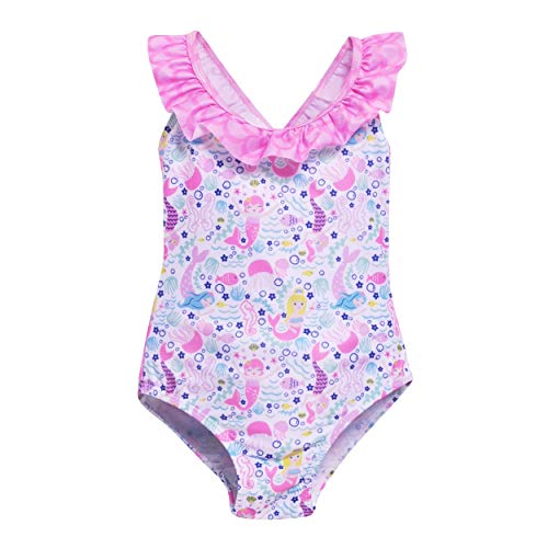 Image of Flap Happy Girls' UPF 50+ Mindy Crossback Swimsuit