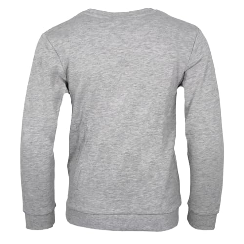 Pull gamer Minecraft Creeper manches longues gris vêtement coton enfant - 2