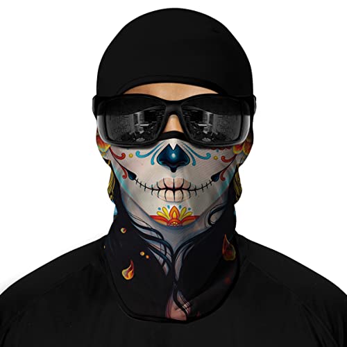 Image of Skull Full ski Mask, 3D Balaclava, UV Sun Protection,Motorcycle /Ski /Scarf /Cycling /Fishing for Men