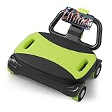 IRISFLY New 4-Wheel Abdominal Roller,Upgraded High-Performance Ab Roller Wheel,Automatic Rebound Ab Roller Board, Strengthen Core & Abs, Ab Machine Perfect for Home Workout