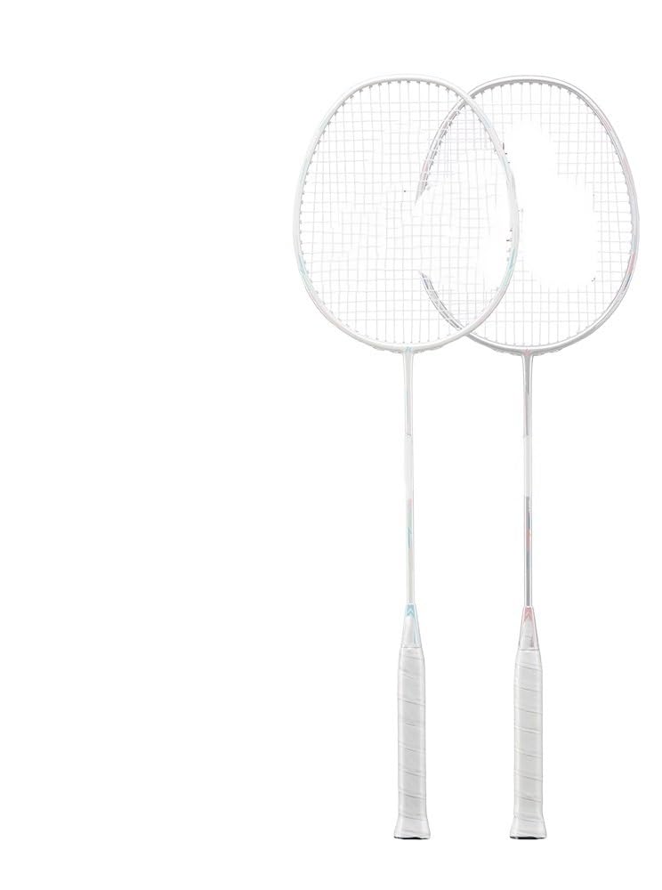Badminton Set Racchette da Badminton 2 Pezzi/Set con Borsa + overgrip, Set Completo for Allenamento di