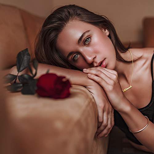 LoEnMe Jewelry Customized Grayson Name Necklace Sterling Silver Plated Custom Made of Last Name Gift for Family2