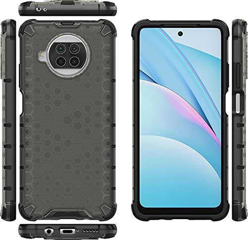 Image of Glasgow | for Mi 10i 5G Stylish Look Pattern Back Case Cover for Mi 10i 5G - Black