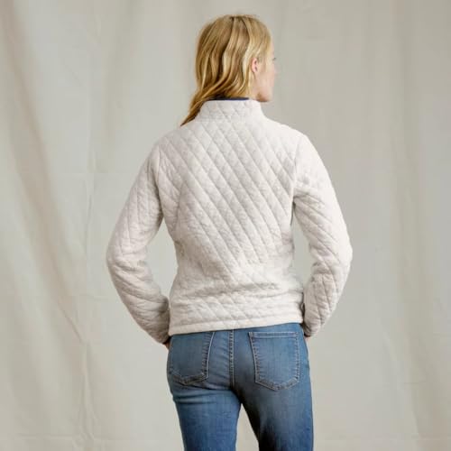 Orvis Outdoor Quilted Snap Women's Pullover Sweatshirt - Mockneck Style Sweatshirt For Women with Four-Snap Quarter Placket4