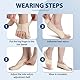 Nacerlary 1 Paar Hallux Valgus Bandage elastische, Zehenspreizer Hallux Valgus Socken, Hallux Valgus Korrektur, Großer Zeh Hammerzeh Korrektur und Schutz, Ballenzeh-Schiene für Männer und Frauen M