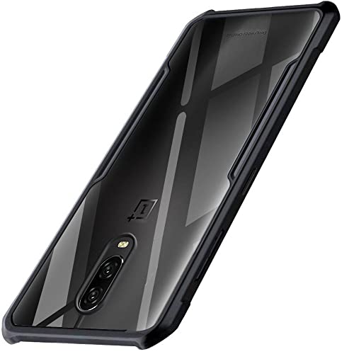 TheGiftKart Shockproof Crystal Clear OnePlus 7 / 6T Back Cover Case | 360 Degree Protection | Protective Design | Transparent Back Cover Case for OnePlus 7 / OnePlus 6T (PC, TPU | Black Bumper) TheGiftKart Shockproof Crystal Clear OnePlus 7 / 6T Back Cover Case | 360 Degree Protection | Protective Design | Transparent Back Cover Case for OnePlus 7 / OnePlus 6T (PC, TPU | Black Bumper)