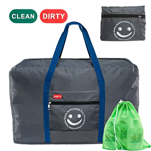 Bubble Traveling Laundry Bag, Camp Laundry Bags With Strap, Large Laundry Bags For Travel, Dirty Clothes Bag, Washable Nylon Laundry Bag With Handles For Boys Girls College Students Heavy Duty #TOP6