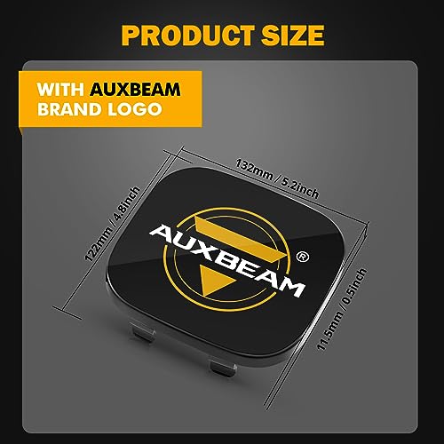 Auxbeam 5 inch Cube LED Pods Covers 2PCS Square Offroad Cube Lights Protective Covers Lens