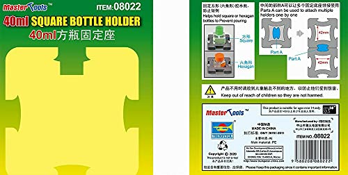 Master Tools Trumpeter 08022 - Soporte para pegamento o colores cuadrado de 40 ml - Accesorios para modelismo Cover