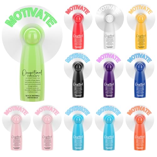 Mini ventilador portátil de mano contra el calor de verano, lote con potentes luces LED y cordón 2