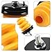 Sumjig Pack-2 Car Control Arm Bumper Shock Pads, Car Rear Axle Bumper with Nut, Compatible with Chevrolet Cadillac GMC Silverado 1500 2500 3500 (Yellow)