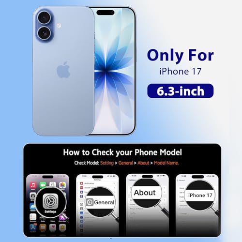 Melomon Case for iPhone 17 (6.3-inch), Clear 17 Case Soft Fit Anti-Scratch Shockproof Airbag Drop Protection Phone Bumper Cover for iPhone 17 - Clear - Image 3