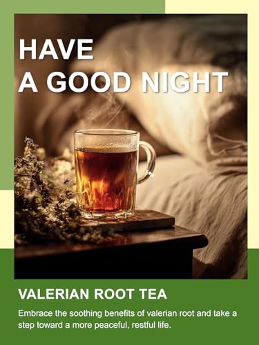 Image of TeeLux Valerian Root Tea Bags, Smooth & Mild Taste, Caffeine Free, 100 ct | Natural Valerian Root Herbal Tea, Sugar Free & Gluten Free, Enjoy Hot or Iced, Foil-Lined Resealable Pouch