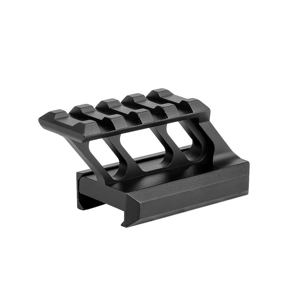 4 Slot Riser Mount For 21mm Picatinny Rail Airsoft Red Dot Scope Mount