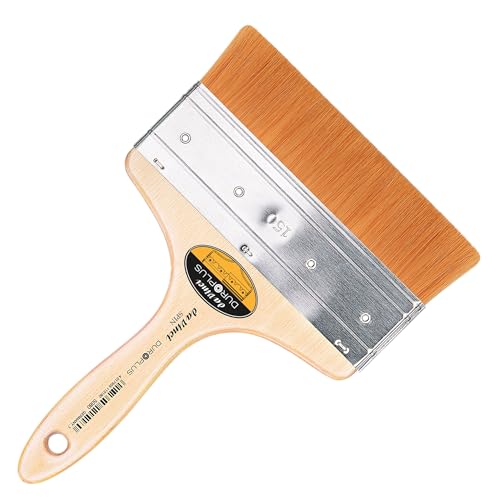 Image of da Vinci Watercolor Series 5080 CosmoTop Spin Paint Brush, Wash Synthetic with Red Handle, Size 150 (5080-150)