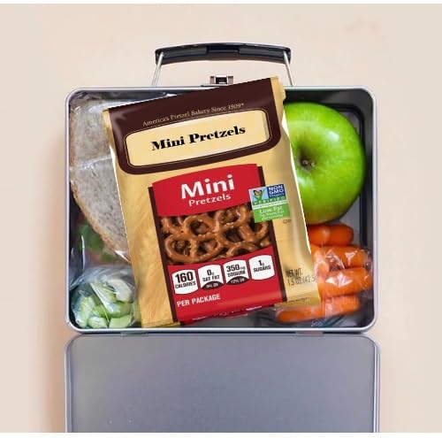 Pretzels Mini a Granel, Packs Individuales 100 Calorías, 30 paquetes miniatura 5