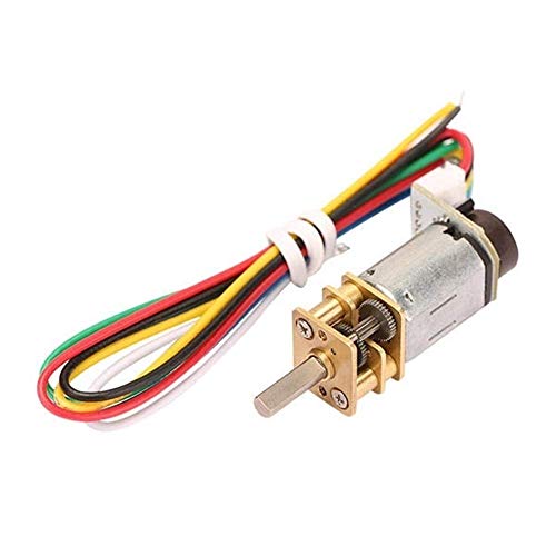 LIMEI-ZEN Motor DC6V 90RPM N20 Encoder Motor Reduzierstück Getriebemotor DC Getriebemotor Drehzahlreduzierer Cover