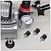 Luxshiny 4-Piece 25x25mm Rubber Vibration Isolator Mounts M6x19mm Studs for Shock Absorption in Fitness Equipment and Industrial Applications