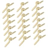 HEALSOPTHY 100 Stück Mini Metall Doppelklammern Rundkopf Bastelklammern für Scrapbooking DIY...