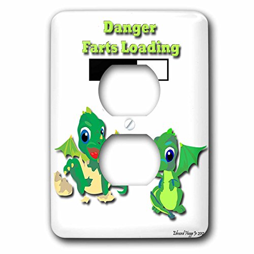 Dragon Farts cache-prise double pour masquer les plaques murales usées