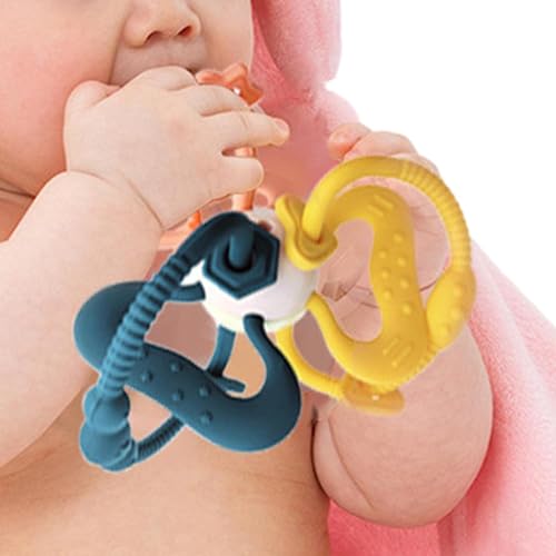 Image of StarAndDaisy Soft Baby Teether and Teeth Rattle Ball Toys for Infants & Toddlers (YLBL-Multicolor)