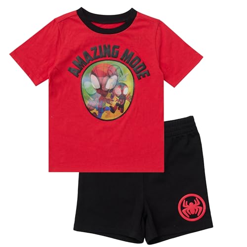 Image of Marvel Boys' T-shirt and Shorts Set